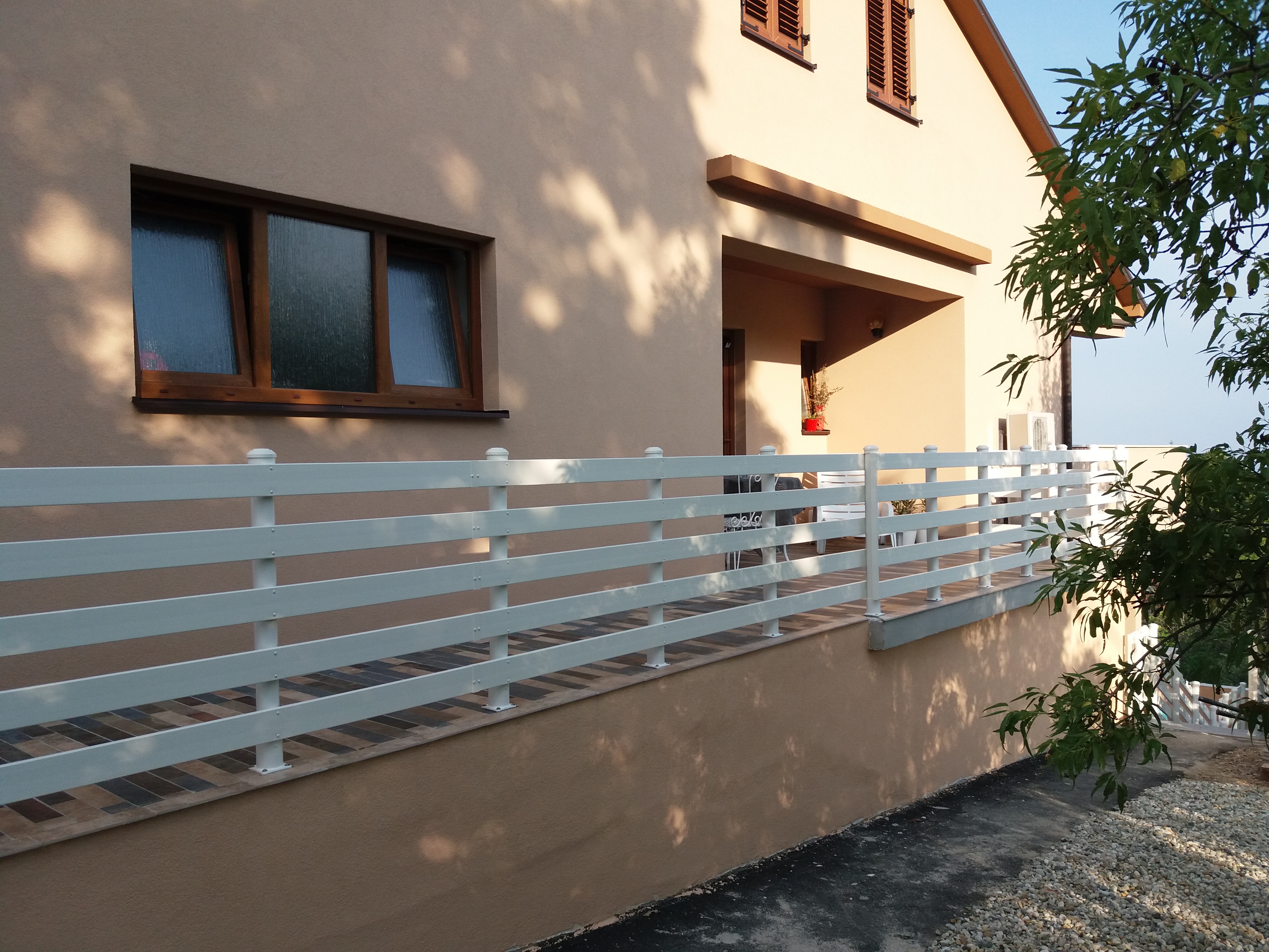 plasticna PVC ograda za terase